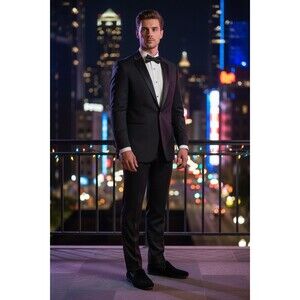 Journey West Men’s Velvet Loafers Size 46 (U.S.   12) New Prom Wedding